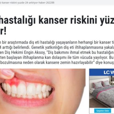 Diş Hekimi Engin Aksoy |  superhaber.com'da yayınlanan haberimiz