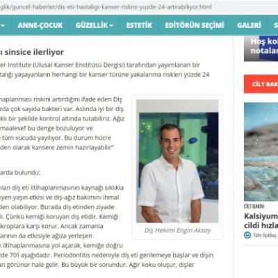 Diş Hekimi Engin Aksoy | iyininpesinde.com'da yayınlanan haberimiz