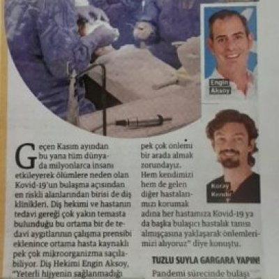 Diş Hekimi Engin Aksoy | Diş Klinikleri Korona servisleri Kadar Riskli!